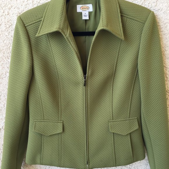 Talbots Textured Zippered Jacket - Picture 1 of 7